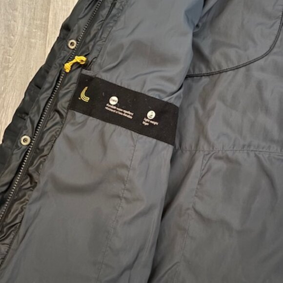 LOLE Limited Edition Long Puffer Jacket size M Real Fur Trim - Picture 6 of 10